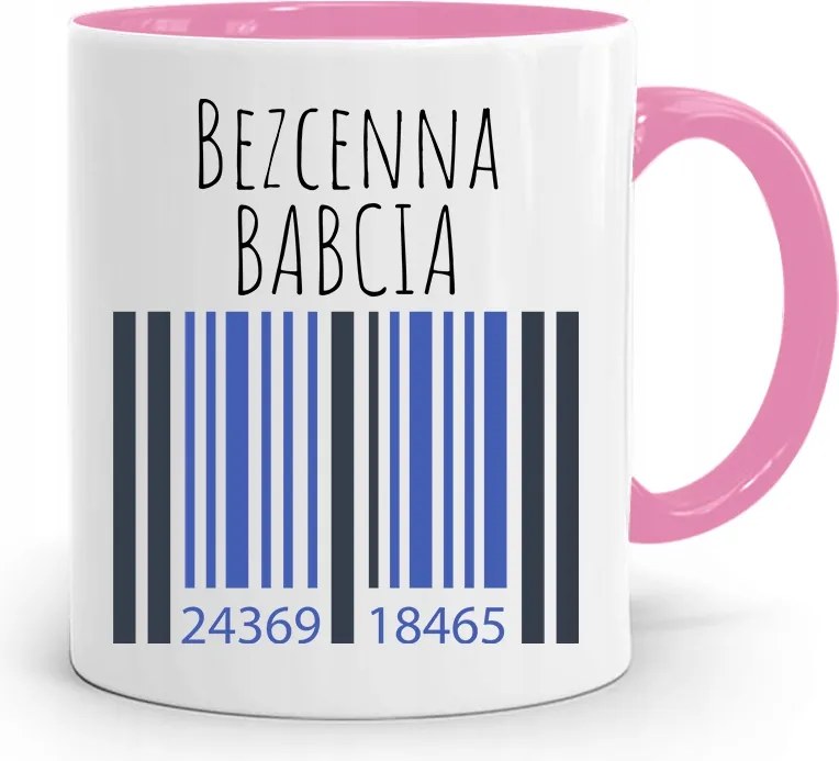 Rózsaszín Bögre Nagymamáknak Felbecsülhetetlen Értékű Nagymama fényképes nyomtatással