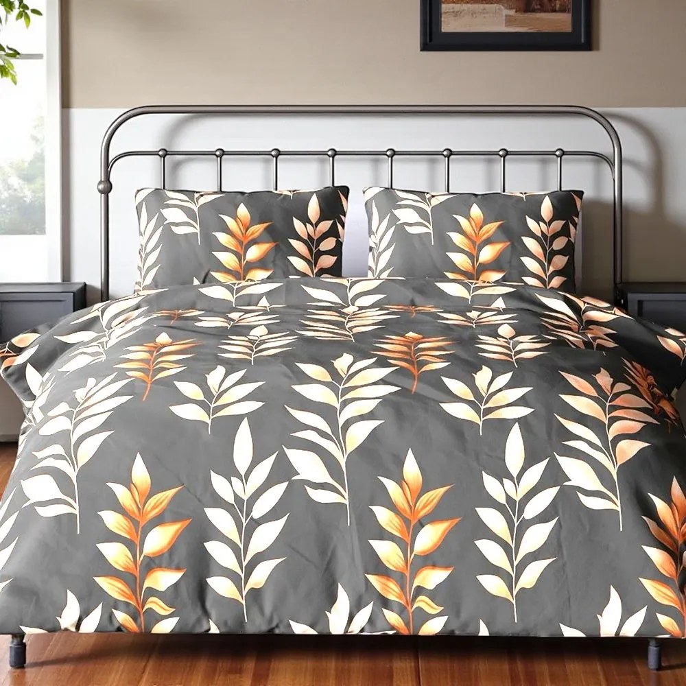 Pamut ágynemű BRES AUTUMN 4 részes 140x200 cm