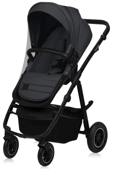 Lionelo - AMBER PLUS 3 az 1-ben kombinált babakocsi, grafit