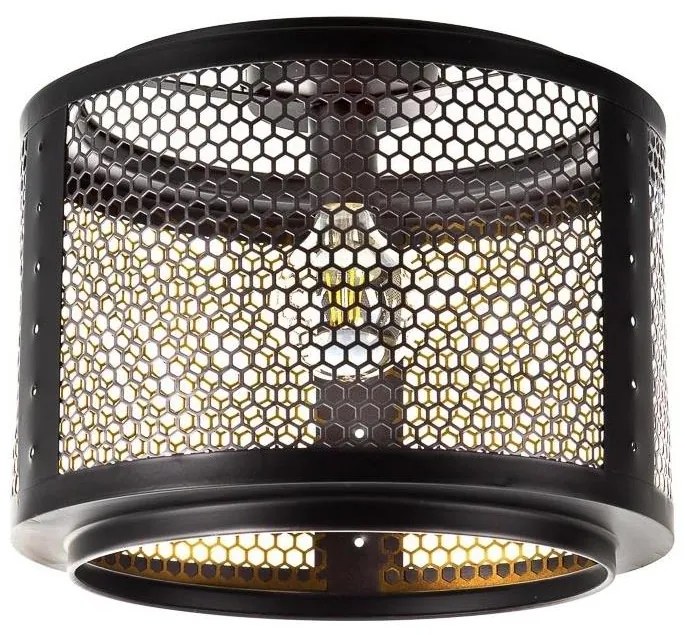 Mennyezeti lámpa VITO 1xE27/40W/230V fekete