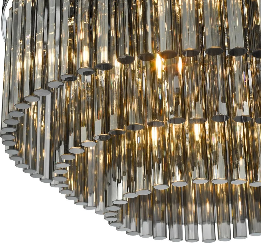 Dar Lighting glamour modern mennyezeti lámpa logan csiszolt króm darlog5410