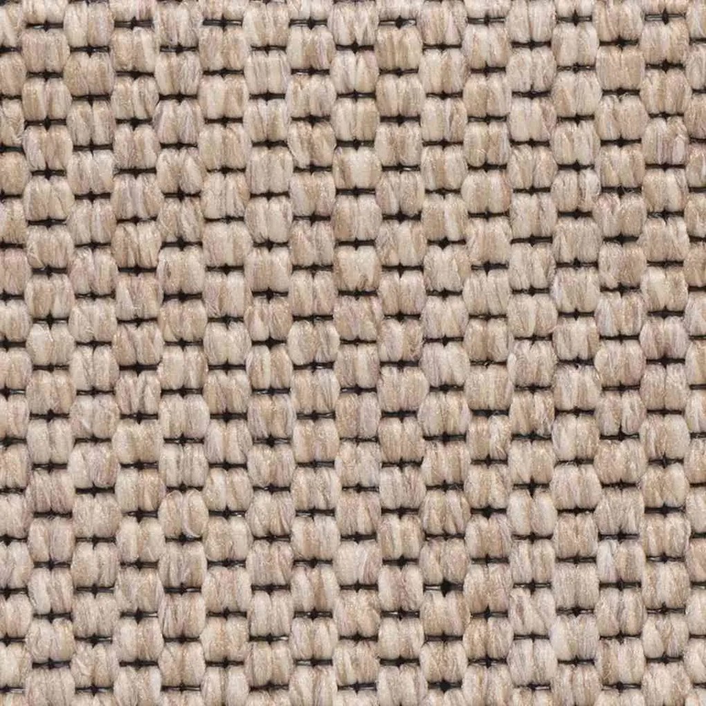 15 db szizál hatású világos bézsszínű lépcsőszőnyeg 56x17x3 cm