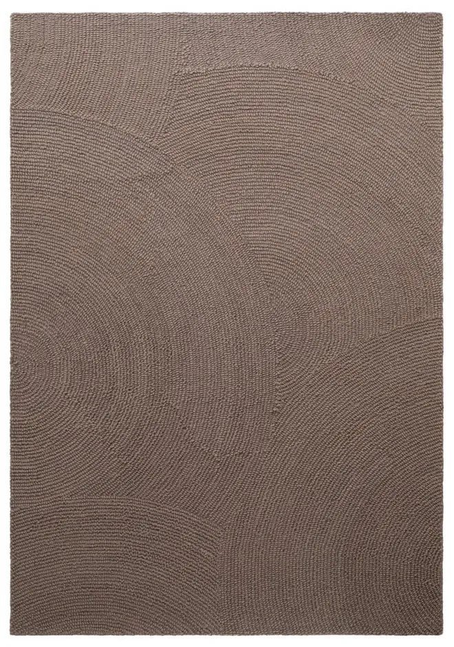 Szürkésbarna kézi szövésű gyapjú szőnyeg 160x230 cm Eleni Taupe – Hanse Home