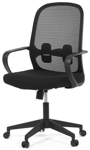 Fekete Szövet Irodai Szék Hinta Mechanikával. KA-S424 BK