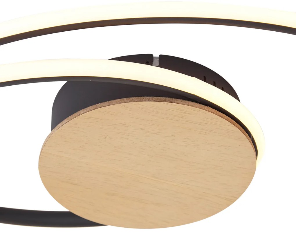 Design mennyezeti lámpa fa LED-del 3 lépésben dimmelhető - Rowan