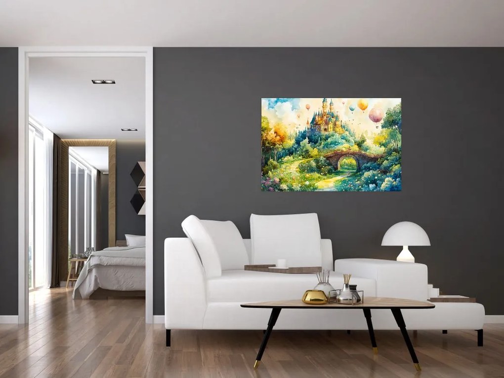 Kép - Mesebeli kastély (90x60 cm)