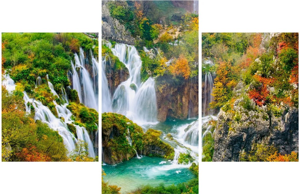 Kép - Plitvicei-tavak Nemzeti Park (90x60 cm)