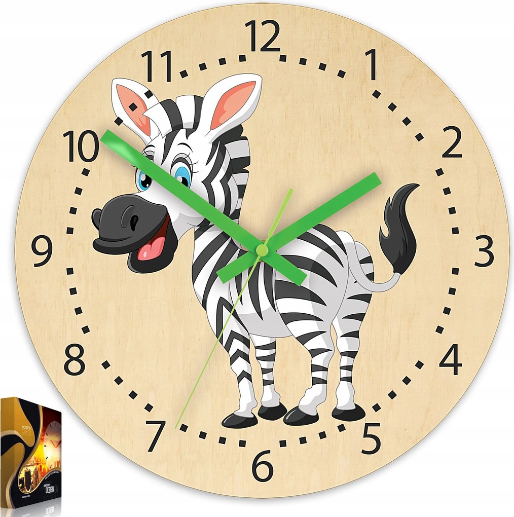 Zebra gyerek óra Gyönyörű Számok Ajándék