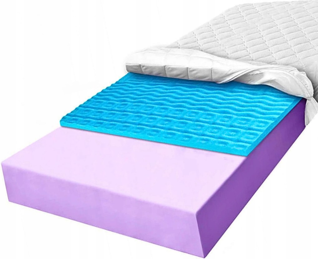 H3 H4 Habszivacs matrac 120x180 masszírozó légáteresztő 24cm kontúros kemény