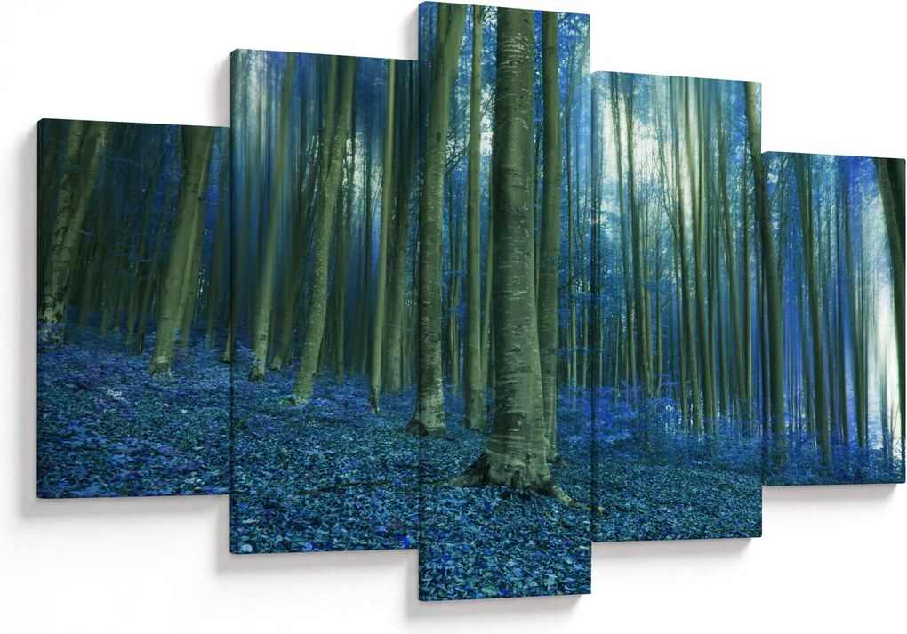 Kép - Kék erdő (150x105 cm)