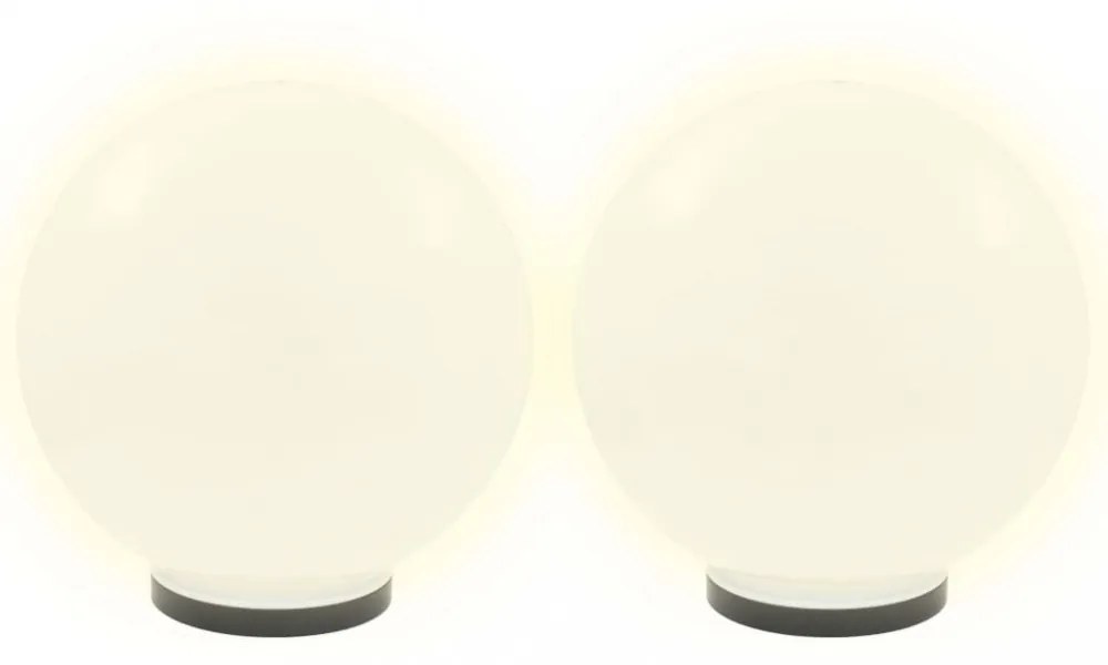 2 db LED gömblámpa 40 cm PMMA
