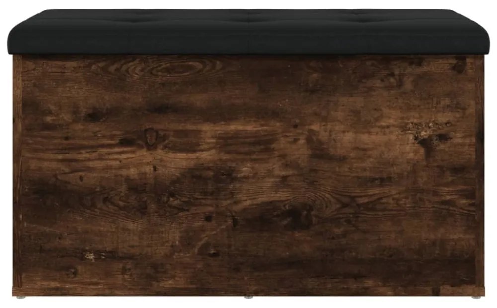 füstös tölgy színű szerelt fa tárolópad 82 x 42 x 45 cm