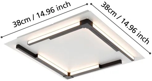 Eglo 900329 - LED Dimmelhető mennyezeti lámpa ZAMPOTE LED/25W/230V