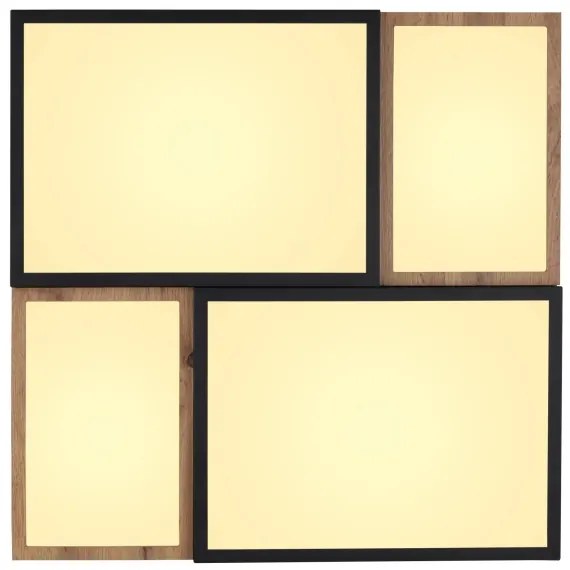 Globo 67286-50 - LED mennyezeti lámpa GUNDI LED/50W/230V barna/fekete