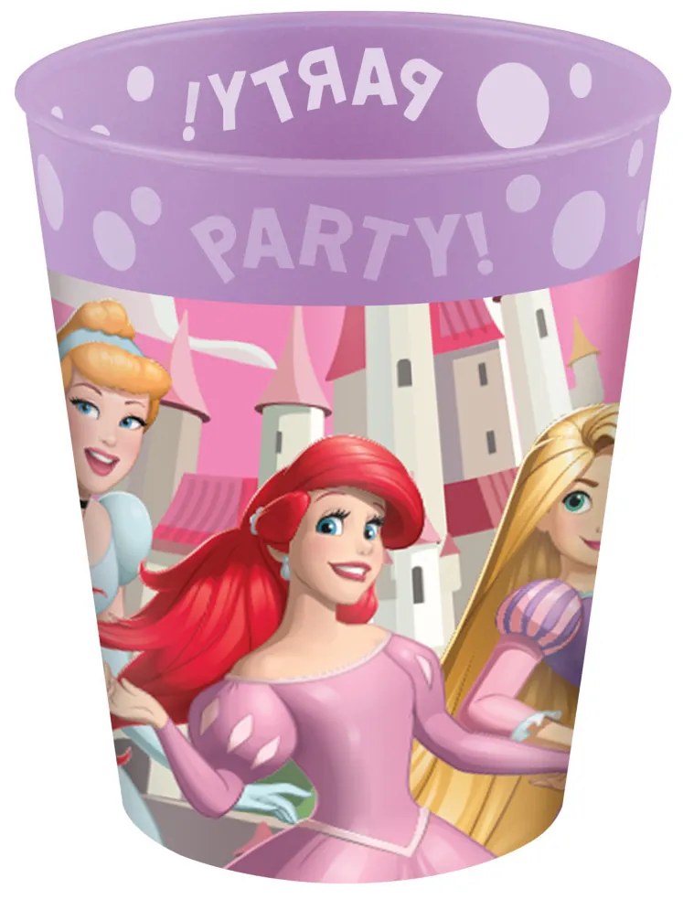 Disney Hercegnők Create Your World micro prémium műanyag pohár szett 4 db-os 250 ml