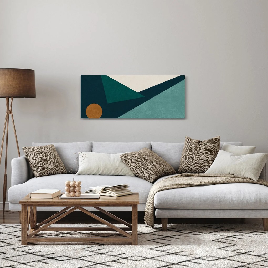 Kép - Kubista absztrakció (120x50 cm)