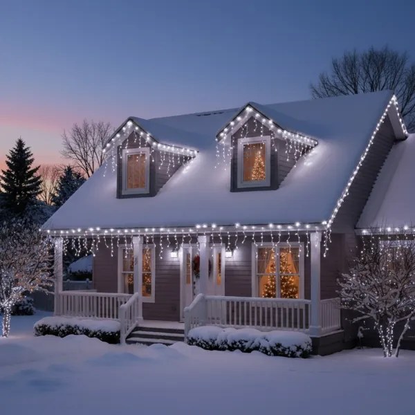 Brilagi - LED kültéri karácsonyi fényfüzér 200xLED/8 funkciós 13m IP44 hideg fehér