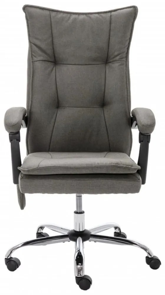szürke szövet masszázsfunkciós irodaszék