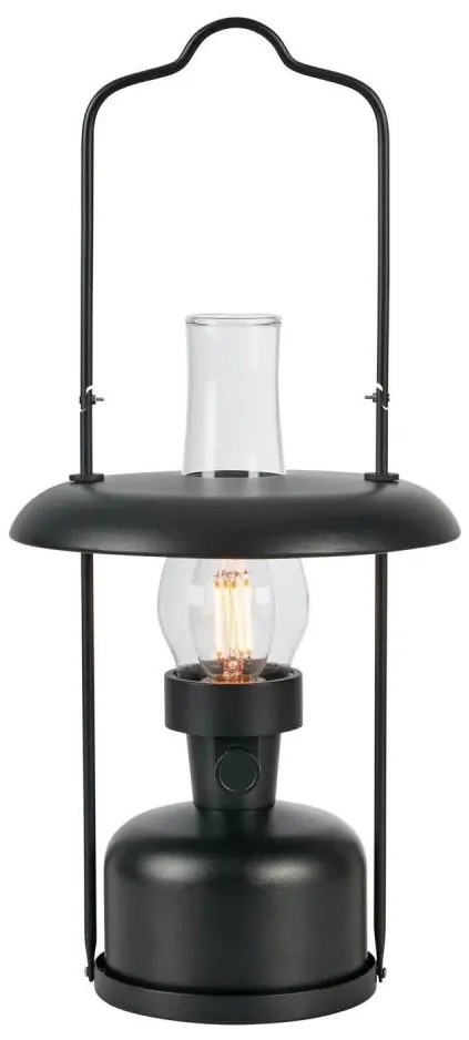 Markslöjd 108893-LED Fényerőszabályozható újratölthető lámpa FANOS LED/2,5W/3,7V 4000 mAh IP44 fekete