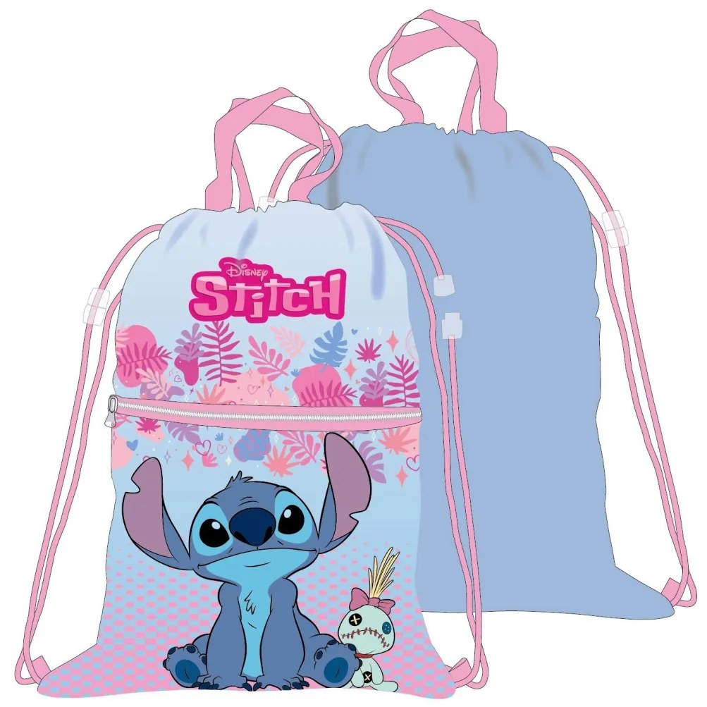 Disney Lilo és Stitch, A csillagkutya Tropical Trouble Deluxe sporttáska, tornazsák 45 cm