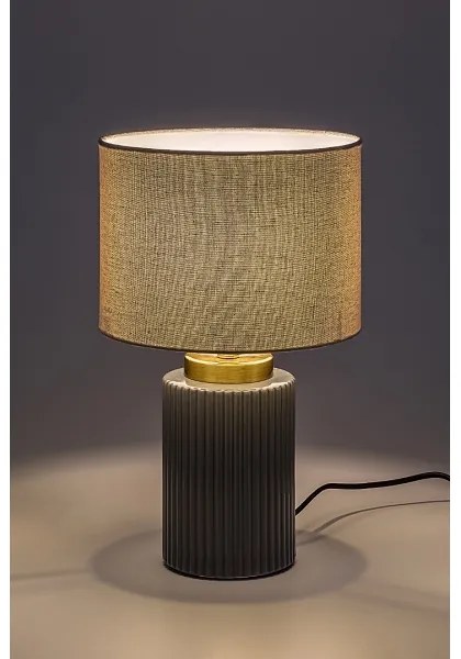 Rabalux 74045 - Asztali lámpa GLOVY 1xE14/40W/230V szürke