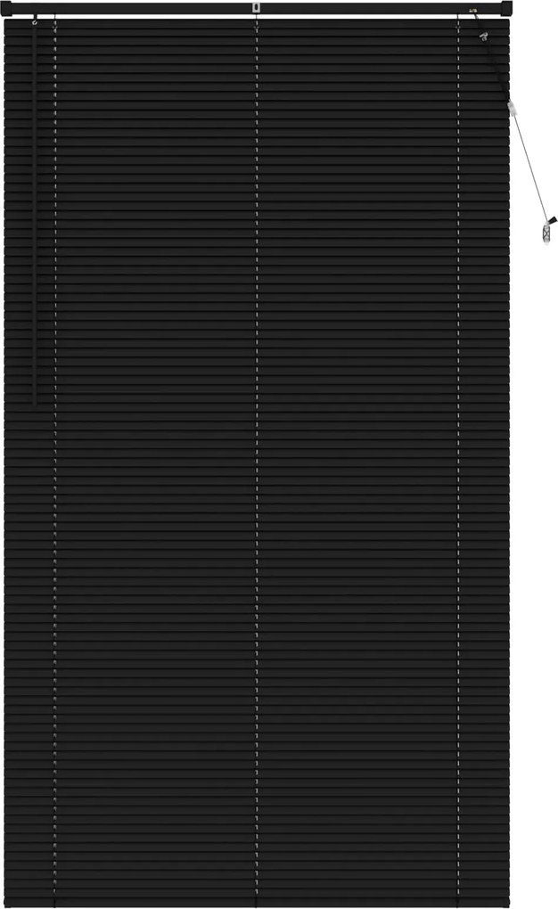 vidaXL Zsaluzia Állítható Fekete 213 x 120 cm PVC