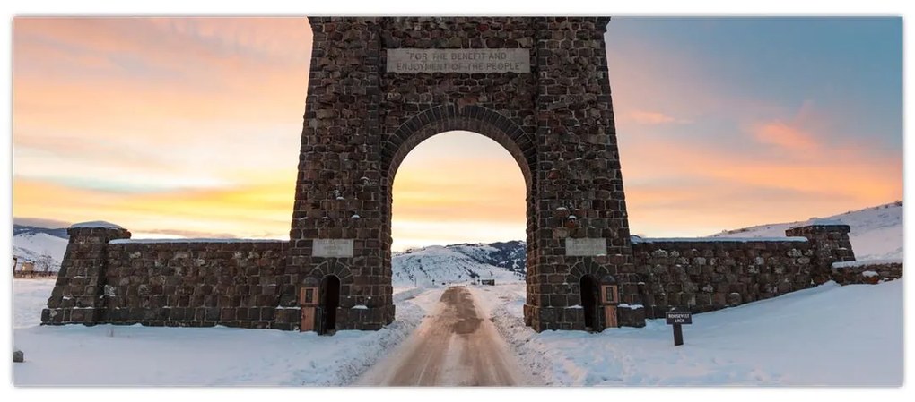 A kapu képe, Yellowstone (120x50 cm)