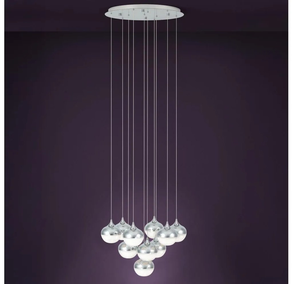 Eglo 39527 - LED Dimmelhető csillár zsinóron MIOGLIA 10xLED/3,1W/230V
