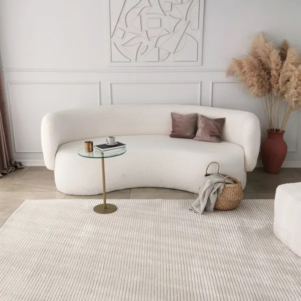 Kisasztal SOCIAL 50x40 cm arany/átlátszó