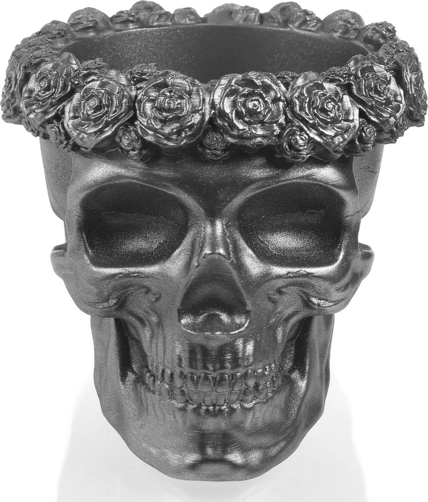 Virágtartó Skull Flowers Steel Poli 9 cm Virágtartó