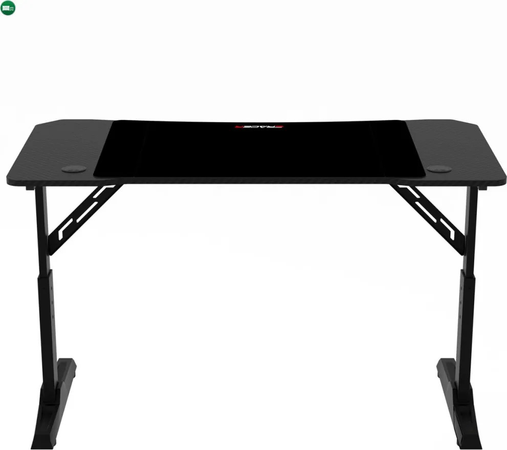 NERO karbon gamer asztal 160 × 60 cm