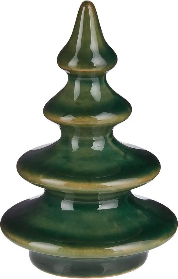 SYLVAN SPIRIT kerámia fenyő 9cm , zöld