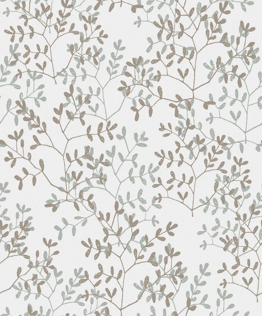 Decoprint Antibes Branches ekrü-szürke leveles vlies tapéta – AN28250