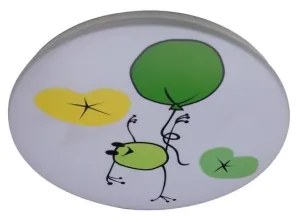 Rabalux 71069 - LED gyermek mennyezeti lámpa FROGGO LED/24W/230V 3000K