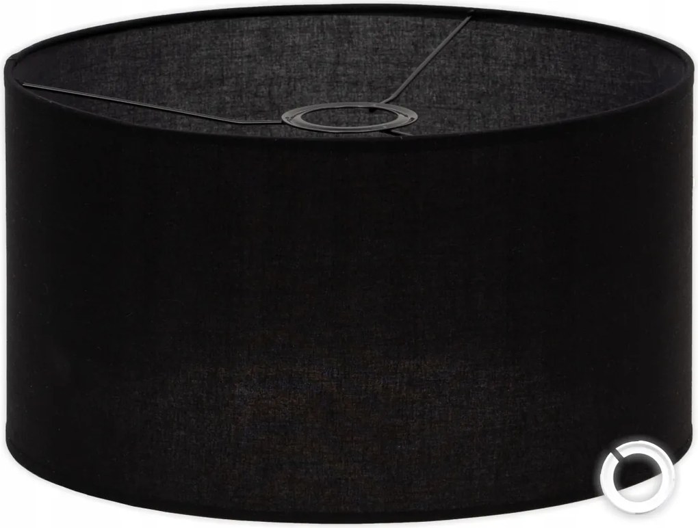 Álló függőlámpa Lámpabúra Fekete 35 cm x 20 E27 E14 univerzális lámpabúra