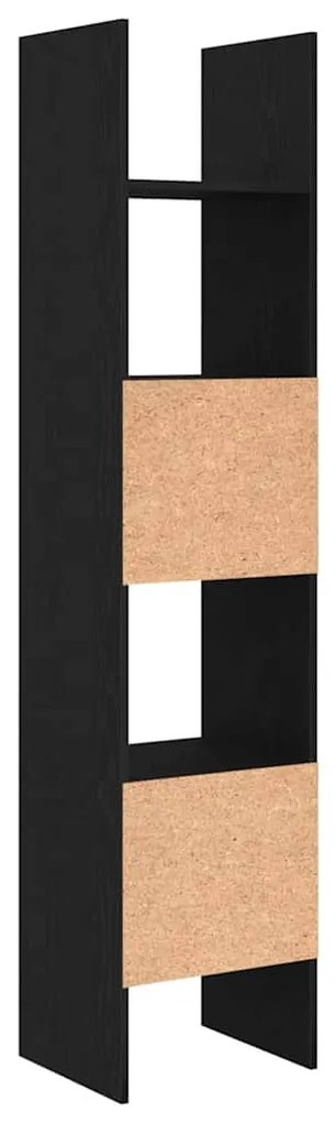 Könyvespolc Musta tammi 40 x 35 x 180 cm Faanyag