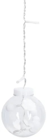 Aigostar - LED kültéri karácsonyi fényfüzér 120 LED, 6 W, 230 V, 8 világítási üzemmód, 3 x 0,6 m, IP44, hideg fehér + távirányító