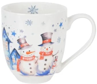Karácsonyi hóemberes porcelán nagy bögre 1000 ml díszdobozban Snowman