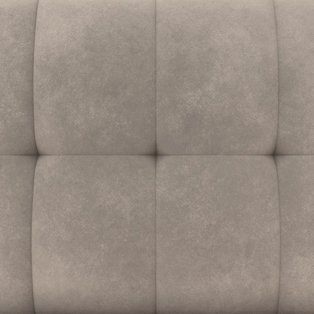 Bézs bársony sarokkanapé Hartford – Støraa