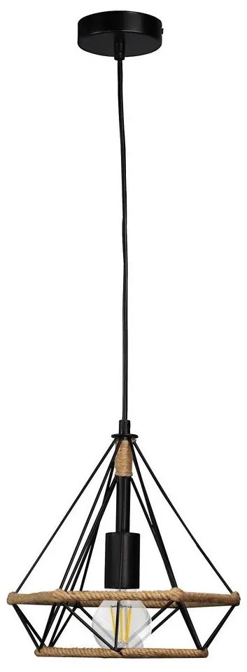 Csillár zsinóron BROXTON 1xE27/20W/230V