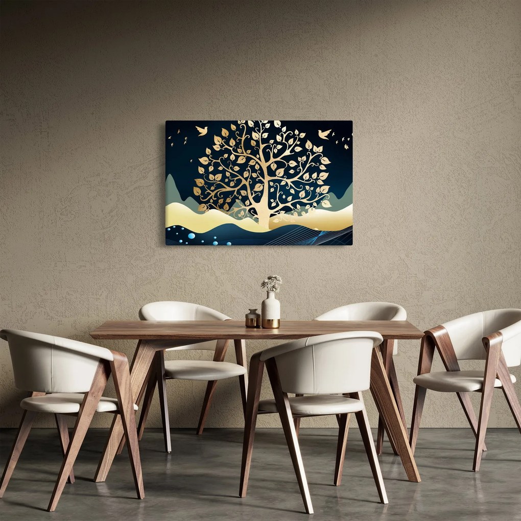 Egy aranyfa képe (90x60 cm)