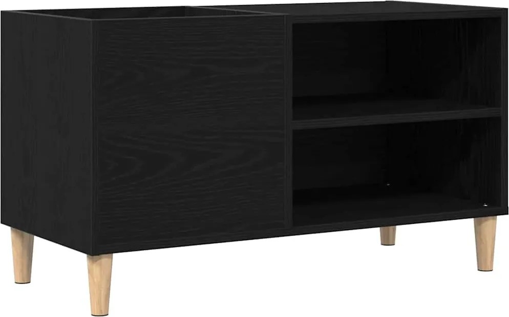 vidaXL Hanglemez szekrény Musta tammi 84,5 x 38 x 48 cm Faanyag
