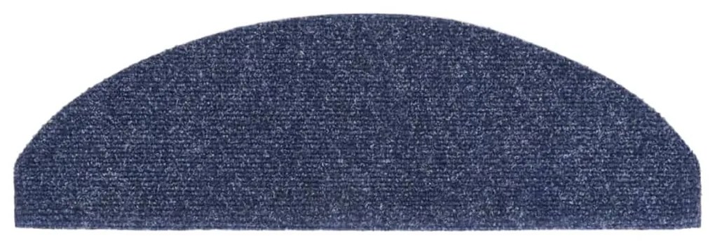 5 db kék tűlyukasztott öntapadó lépcsőszőnyeg 65 x 21 x 4 cm