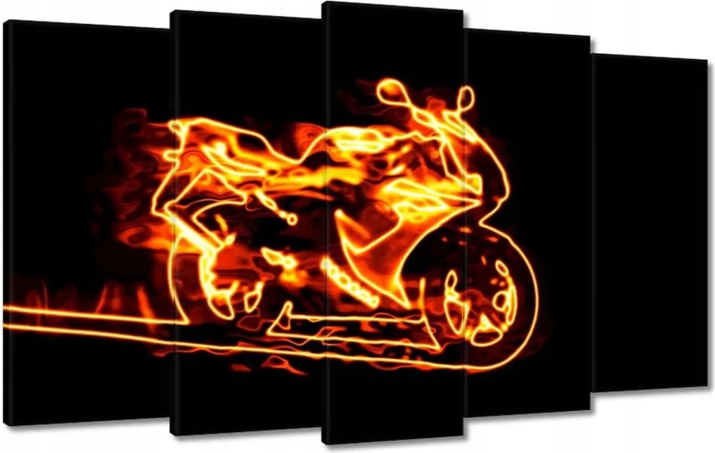 Vászonkép 100x60 Lánglovagok