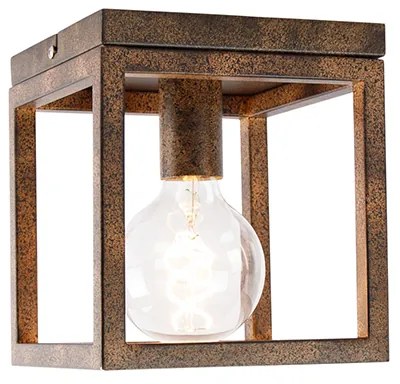 Ipari mennyezeti lámpa rozsdabarna - Cage