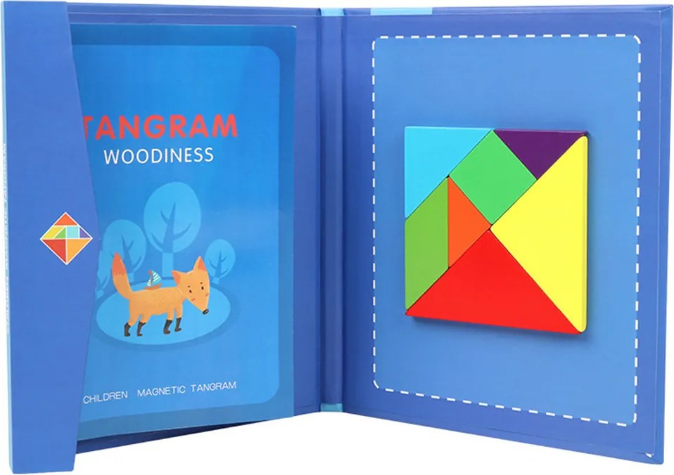 Mágneses tangram fajáték