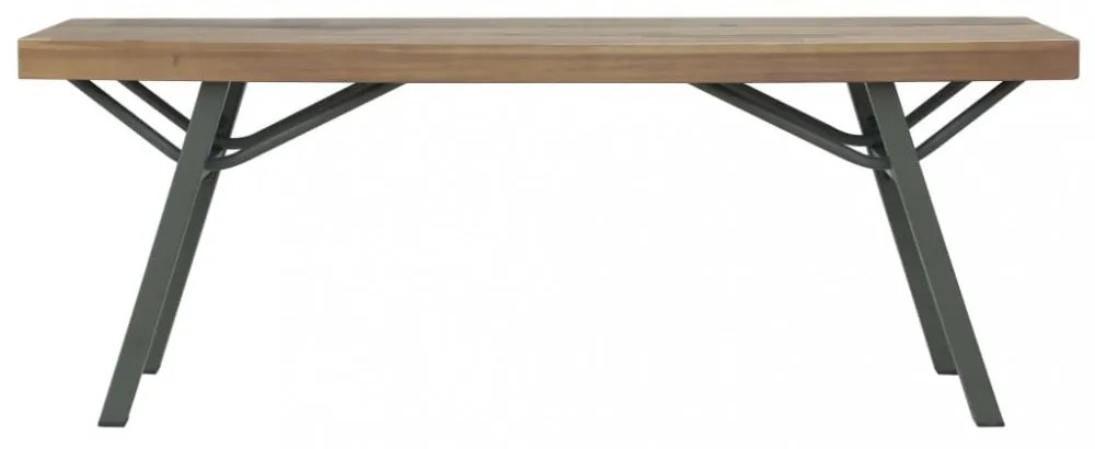 tömör akácfa kerti pad 120 cm