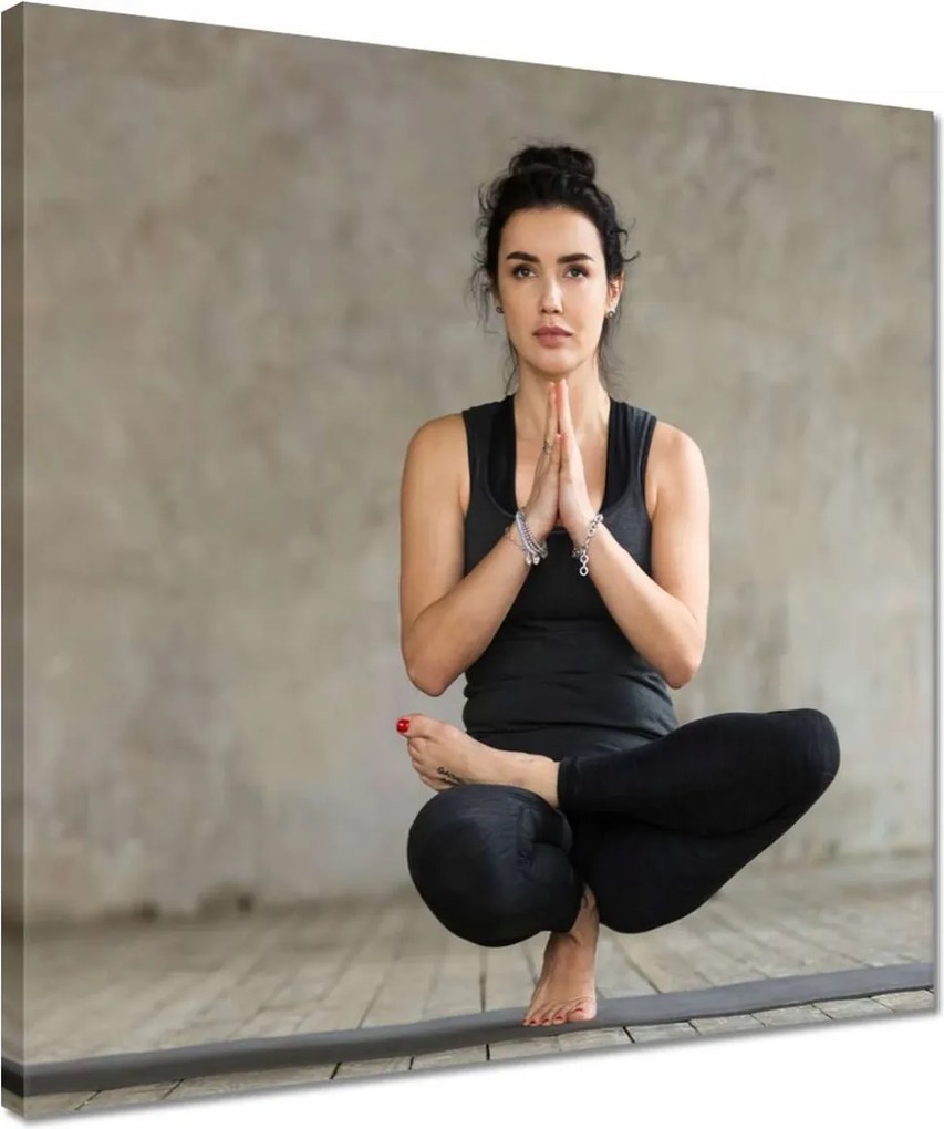 Vászonkép 40x40 Jóga gyakorlatok