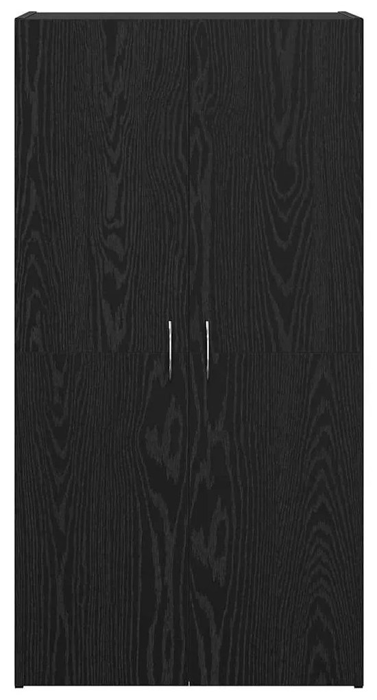Irodai szekrény polcokkal Musta tammi 60 x 32 x 115 cm Faanyag