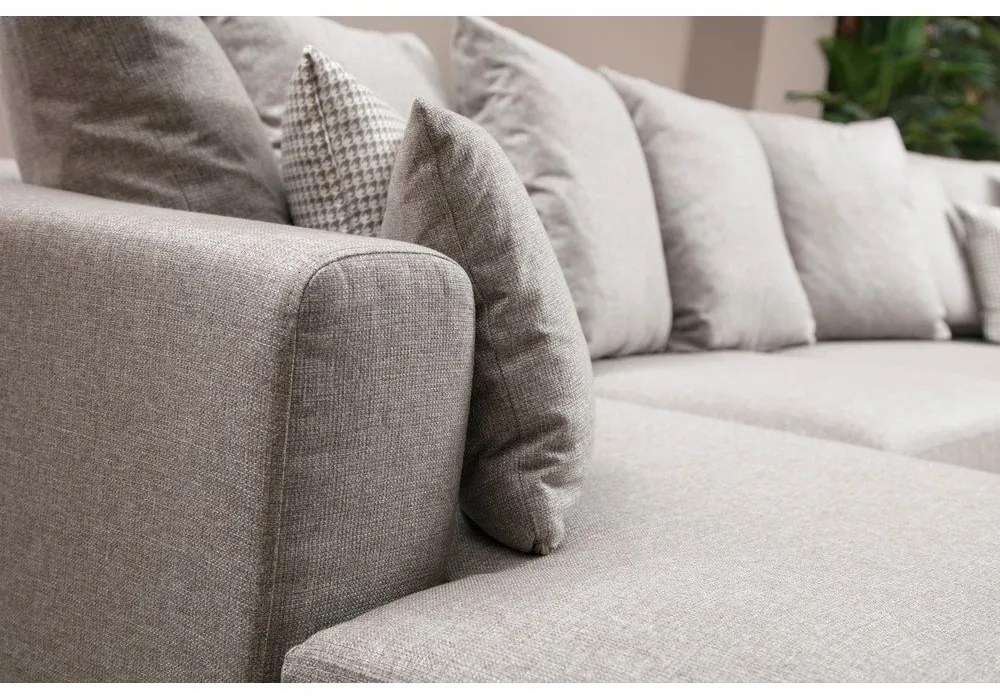 Világosszürke sarokkanapé ("U" alakú) Colorado – Balcab Home